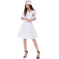 thumbnail image 3 of Disfraces de Halloween 2024 SL nuevo uniforme de enfermera disfraz de enfermera juego de rol cosplay divertido uniforme disfraz de enfermera femenina, 3 of 4