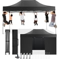 thumbnail image 6 of SANOPY 10x15 Heavy Duty Pop up Canopy Tent with 4 sidewalls Commercial Outdoor Canopy Wedding Party Tents for Wedding All Season Wind & Waterproof Gazebo with Carry Bag,(Frame Thickened), 6 of 13