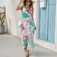 thumbnail image 6 of Flamingo Pattern Sleeveless Dress Female Clothing Dress Women Summer 2025 Dress, 6 of 7