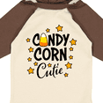 thumbnail image 4 of Inktastic Candy Corn Cutie with Stars Girls Long Sleeve Baby Bodysuit, 4 of 5