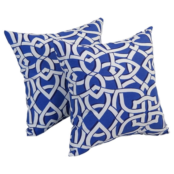 17-inch Square Polyester Outdoor Throw Pillows (Set of 2) 9910-S2-OD-147