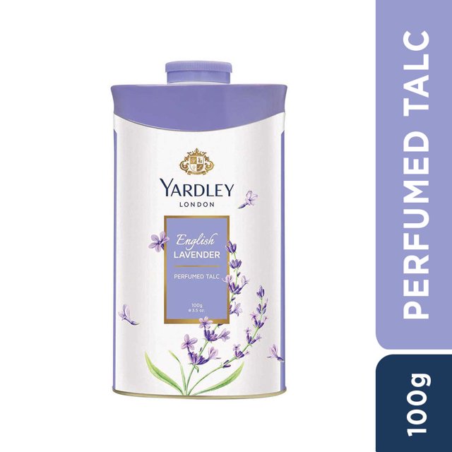 Yardley London Talc Parfumé à la Lavande Anglaise pour Femmes, 100 g