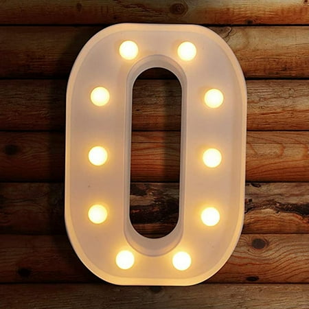 

Lovehome LED Letter Lights Light Up Plastic Letters Standing Hanging Warm Wihte Light