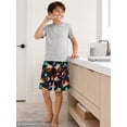 thumbnail image 2 of Beezizac Boys 2-Pack Soft Sleep Shorts Neon Soccer & Glow Soccer Assorted Pajama Bottoms Sizes 10, 2 of 7