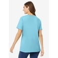 thumbnail image 2 of Woman Within Plus Size Perfect Short-Sleeve Scoopneck Tee, 2 of 6