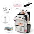 thumbnail image 4 of Floral Watercolor Pattern_1 Backpack for Teenage Business Daypack College Canvas Bags Durable, 4 of 7