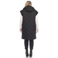 thumbnail image 4 of White Mark Gilet Long à Capuche pour Femmes, 4 of 7