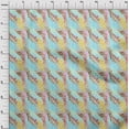 thumbnail image 4 of oneOone Polyester Spandex Yellow Fabric Abstract Geometric Sewing Craft Projects Fabric Prints by Yard 56 Inch Wide, 4 of 4