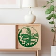 thumbnail image 5 of Sports-Themed Golf Course Stencil Kit (2-Piece Set) - 11.8x11.8 Inch Landscape Design Templates with Golfer Silhouette & Flag Motifs for DIY Wood Projects Window Decor, 5 of 8