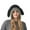 Black, variant on Fgnfyis Winter Warm Daily Fashionable Elastic Casual Slouchy Hat Suitable for Man and Woman Bomber Hats Khaki