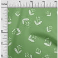 thumbnail image 2 of oneOone Viscose Chiffon Green Fabric Floral Dress Material Fabric Print Fabric By The Yard 42 Inch Wide, 2 of 4