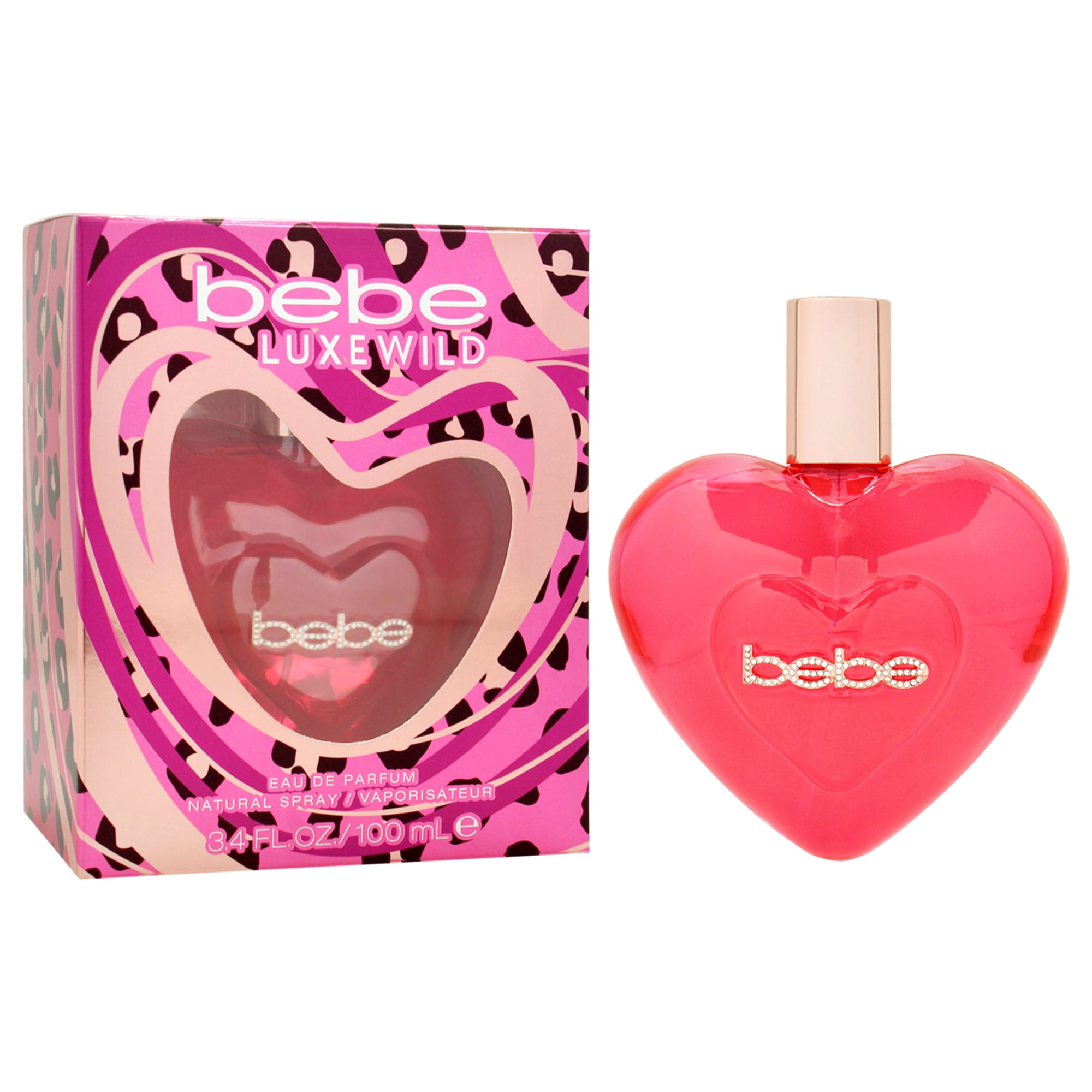 bebe Luxe Wild, Perfume for Women, 3.4 oz