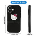 thumbnail image 2 of hELLO KITTY iPhone 16 Silicone Phone Case Apple Leather Protective Case Suitable for iPhone 16, 2 of 5