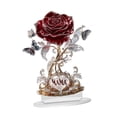 thumbnail image 3 of jifeng 2D Acrylic Sign Rose Flower Gift Birthday Mother's Day Gift for Office Shelf B, 3 of 9