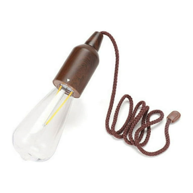 1Pcs Decoration Pull Cord Light-Hanging Battery Operated Led Safety Kids String Night Light Portable Tent LED Lamp for Camping Closet Backyard Christmas Portable Handy Lamp for Playhouse