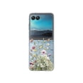thumbnail image 5 of Dteck for Motorola Razr Ultra 2025 Case with Strap Bracelet Chain, Lightweight Cute Stylish Anti Yellowing Clear Hard PC Shockproof Cover,Flower Cluster, 5 of 5