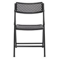 thumbnail image 5 of NPS AirFlex Series 32" Modern Metal Folding Chair in Black (Set of 4), 5 of 5