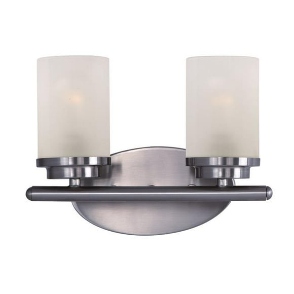 Maxim 10212FTPC 9 x 12 in. Corona 2-Light Bath Vanity, Polished Chrome