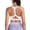 White, variant on Women’s Medium Support Sports Bra Adjustable Racerback Yoga Bra with Removable Pads