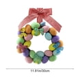 thumbnail image 3 of Dvkptbk Easter Wreath Decorations Artificial Flower Festive Wreaths Tabletop Candlestick Wreath Decorations Suitable for Indoor and Outdoor Easter Decorations easter decorations, 3 of 6