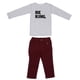 thumbnail image 2 of Traje De Pantalones Para Niños, Conjuntos De Ropa De Algodón Puro Para Niños Suave Y Cómodo Para Fiestas Para Uso Diario Para Fotografía Para Vacaciones Cergrey Gris 90cm, 2 of 8