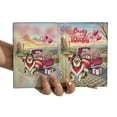 thumbnail image 3 of Be My Valentine's Collie Truck Full of Love Flower Balloon Travel Passport Wallet Collie Dog Lover Gifts Idea PU Leather Passport Holder Cover - 02029, 3 of 5