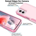 thumbnail image 6 of For Motorola Moto G Power 5G 2024 Case ,2 in 1 Phone Case for Moto G Power 5G 2024 6.7" ,Takfox Shockproof Protection Heavy Duty Armor Hard Plastic & Rubber Rugged Full Body Bumper Cover -Pink, 6 of 14