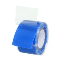 Uxcell Grip Tape, Self-Fusing Silicone Tape 5ft, Sealing Repair Wrap Tape, Blue 1 Pcs