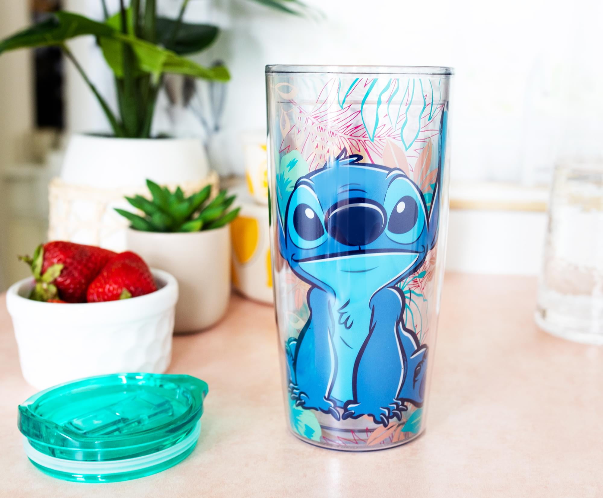 Lilo And Stitch Stay Weird 20 oz Double Wall Travel Tumbler w / Slide