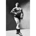 thumbnail image 3 of Vintage Muscle Men 13x18 Black Modern Framed Museum Art Print Titled - Bodybuilders Shadowed Front and Partial Right Profile, 3 of 5