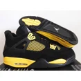 thumbnail image 1 of Ni - ke Ni - ke AIR JORDAN 4 RETRO "THUNDER 2023" BLACK-WHT-TOUR YELLOW SZ 17 [DH6927-017], 1 of 5