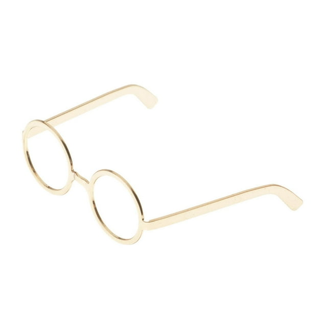 Alloy 1/6 Scale Retro Round Eye Glasses Up Accessories for Universal
