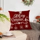 thumbnail image 5 of Festive Feeling Decoration Sofa Pillow Cover Christmas Letter Print Chair Cushion Cover Linen Cushion Cover, 5 of 6