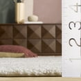 thumbnail image 5 of Safavieh August Soren Solid Shag Area Rug, Ivory, 8' x 10', 5 of 11
