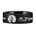 thumbnail image 4 of Tungsten Triathlon Ring, 4 of 8