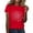 502_Red, variant on KALE 4th of July Short Sleeve Shirts for Women American Flag Patriotic 2D Independence Day Print Casual Sports T Shirt Y2K Clothes Red XXXL