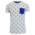thumbnail image 5 of Mens Short Sleeve Crew Neck Printed T-Shirts With Chest Pocket, 5 of 7