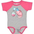 thumbnail image 3 of Inktastic Cute Axolotl Birthday with Cupcake Boys or Girls Baby Bodysuit, 3 of 5