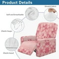 thumbnail image 5 of Kuiaobaty Lemon Flower Reclining Slipcover that Stay in Place Easy Installation Recliner Chair Cover Breathable Reclining Sofa Slipcover with Elastic Bottom for Pets, 5 of 8