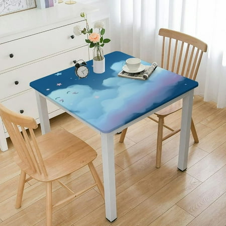 

ARISTURING Blue Sky White Cloud Tablecloth Cartoon Story Party Table Cover Blue Sky Party Decorations Suitable for Boys Cartoon Story Theme Birthday Party Supplies 52*52