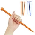 thumbnail image 5 of 6Pcs 26.6CM Screw-in Tent Stake Heavy Duty Outdoor Garden Yard Camping Tarp Canopy Windproof Ground Spike Plastic Tent Peg, 5 of 8