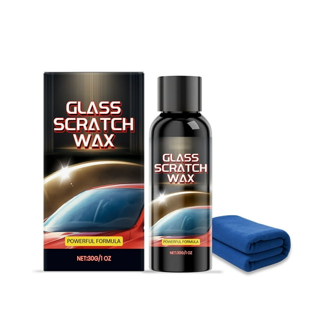 30Ml Car Windshield Scratch Remover For Fine Scratches Glass Polish Repair Kit Automotive Glass Restoration Solution Headlight Clarifier Surface Imperfection Fixer