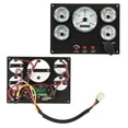thumbnail image 1 of Akozon Boat Instrument Panel 4000RPM Tachometer Fuel Level Water Temperature Oil Pressure Meter Voltmeter 5 Dash Gauge Set for Marine Use, 1 of 7