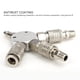 thumbnail image 4 of Acoplador rápido divisor de aire 1/4 pulg NPT rosca macho aleación de aluminio 3 vías para tienda ANGGREK Otros, 4 of 8