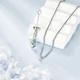 thumbnail image 3 of Turtle Urn Necklaces for Ashes Sterling Silver Turtle Memorial Keepsake Cremation Jewelry Gift for Women, 3 of 6