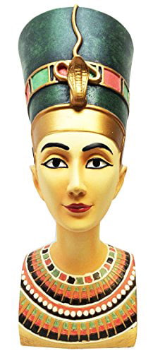 Ancient Egyptian Queen Nefertiti MINI Bust Statue Figurine Egypt Decoration New 