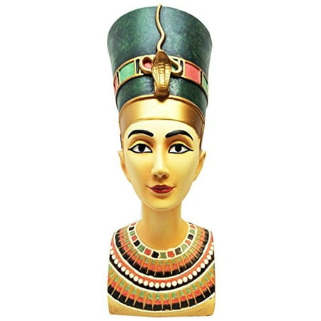 BEAUTIFUL LARGE ANCIENT EGYPTIAN QUEEN NEFERTITI BUST MASK STATUE DECOR