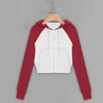 thumbnail image 6 of Womens Fall Jackets Women's Zip Up Hoodies Sweatshirts Clothes Teen Girl Fall Casual Drawstring Jackets With Pockets Overcoat Jackets for Women Sweatshirt for Women Open Front Cardigan for Women, 6 of 8