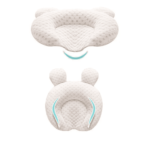 Almohada Para Bebé Recién Nacido Forma De Oso Suave Y Calida Malubero Transpirable