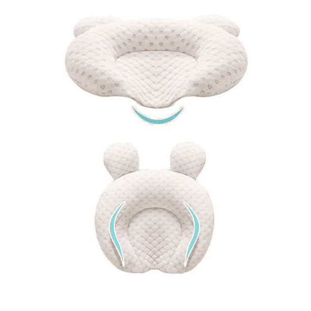 Almohada Para Bebé Recién Nacido Forma De Oso Suave Y Calida Malubero Transpirable